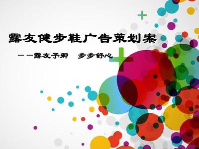 露友策划案PPT